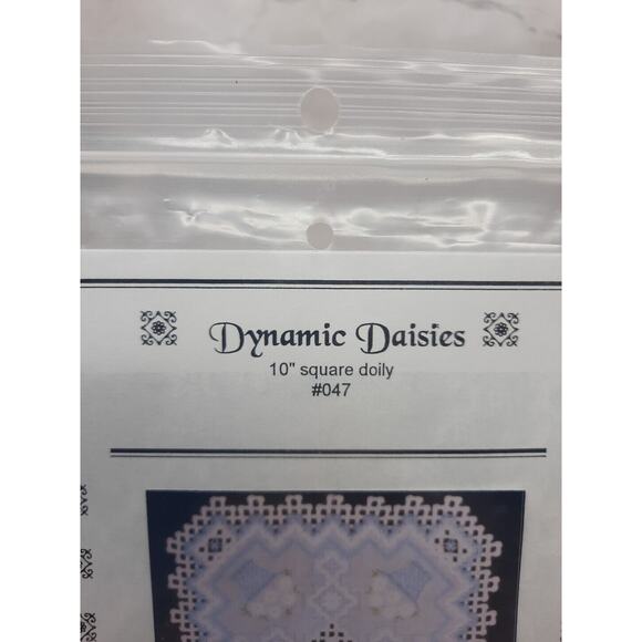 Vintage Designs By Rose Marie Dynamic Daisies Hardanger Doily Pattern 10 Inch - Picture 3 of 5